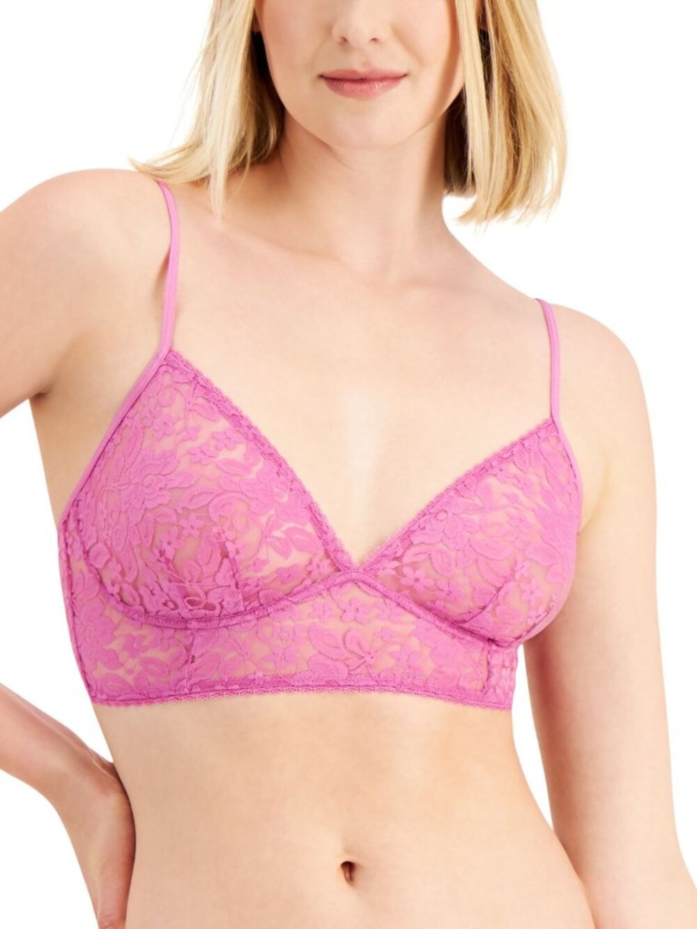 INC International Concepts Womens Lace Bralette Color Dutch Pink